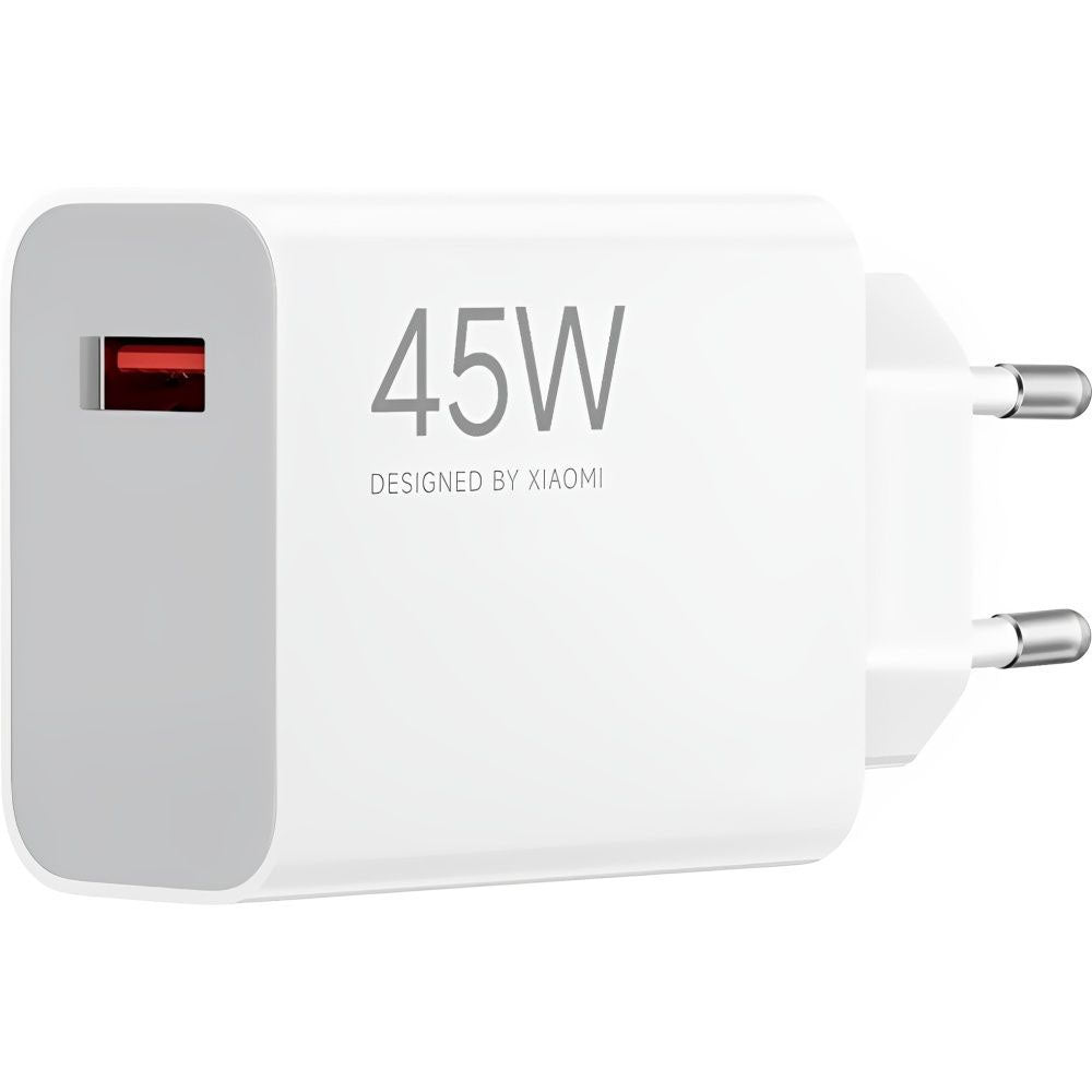 Cargador Xiaomi Fuente Turbo Power USB-A 45W MDY-17EF BHR07SLEU White
