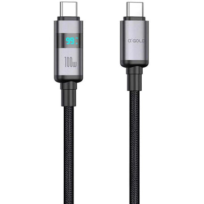 Cable A'Gold Pro CB134 Turbo USB-C A USB-C 1M Black