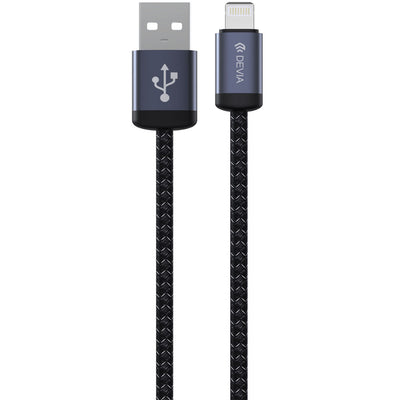 Cable Devia EC650 USB A Lightning 2M Black