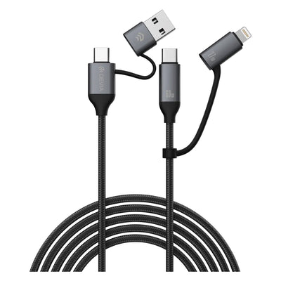 Cable Devia EC504 4EN1 1.5M Black