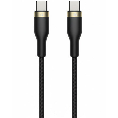 Cable A'Gold Pro+ CB114 Turbo USB-C A USB-C 60W 1M Negro