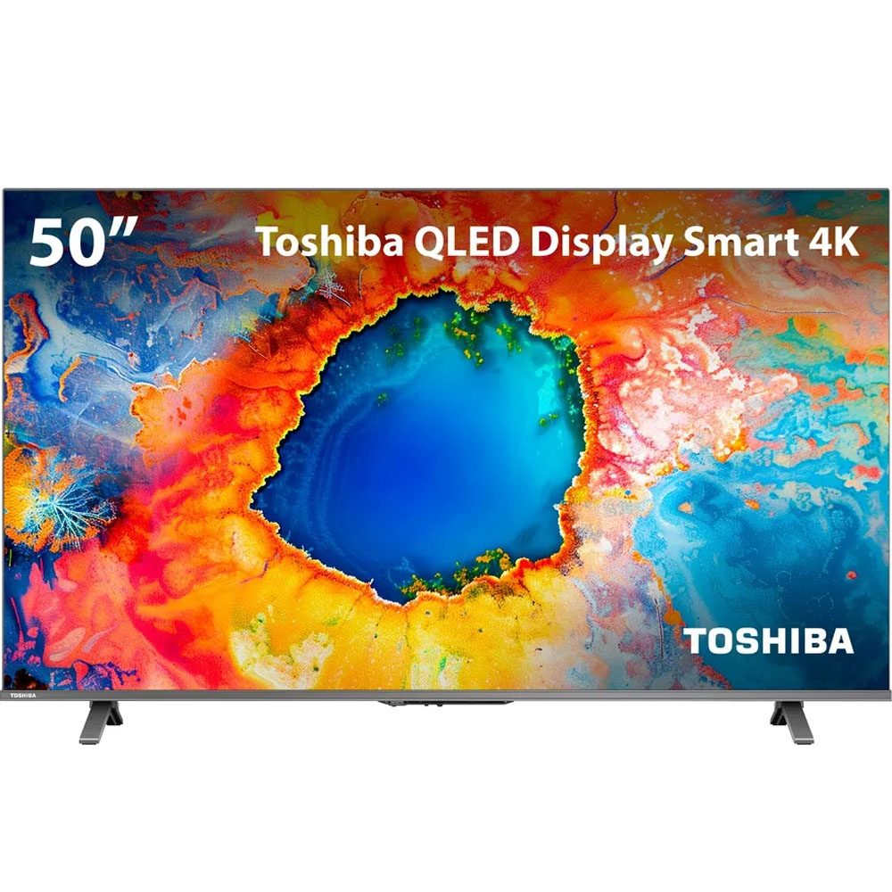 Televisor Smart QLED 50" Toshiba 50C450NS 4K Google TV