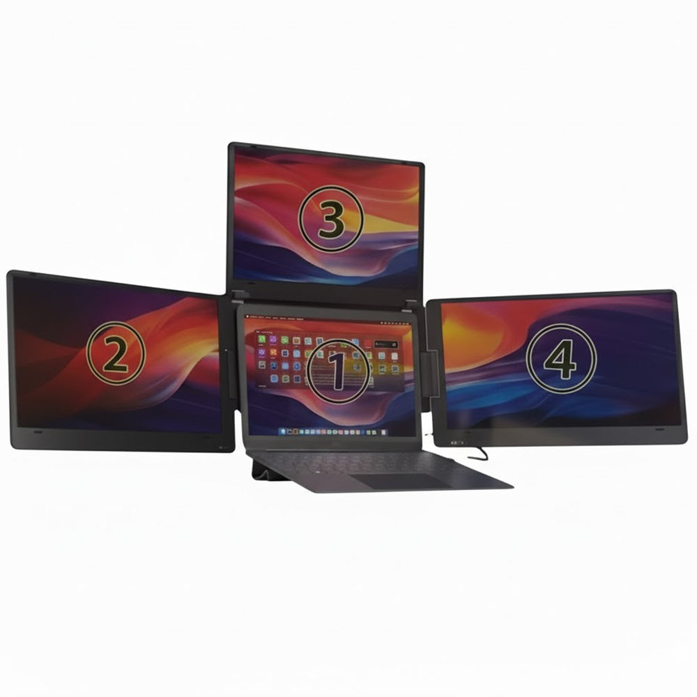 Monitor Portátil Triple Satellite A-DM3141 14" p/ Notebook