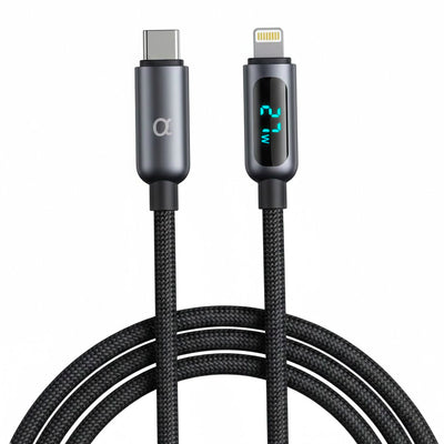 Cable A'Gold Pro+ CB121 Turbo USB-C A Lightning 27W 1M Black