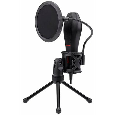 Micrófono Redragon QUASAR2 Kit C/tripe/pop Filter Condenser Ne