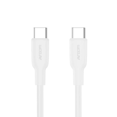 Cable Argom USB-C/TYPO-C 1.8M/65W Blanco