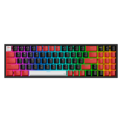 Teclado Redragon Wireless Pollux Pro K628RGB-PRO-BRW ING (Black, Red)