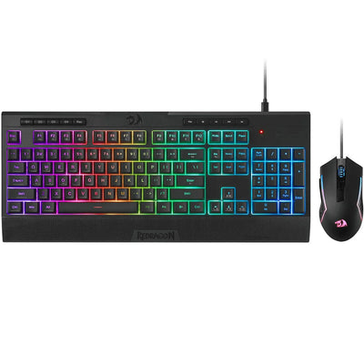 Teclado Redragon + Mouse S151-PRO Wired Gaming Essentials ING Black