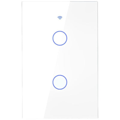 Interruptor Smart Touch Moes Wifi/rf/alexa White