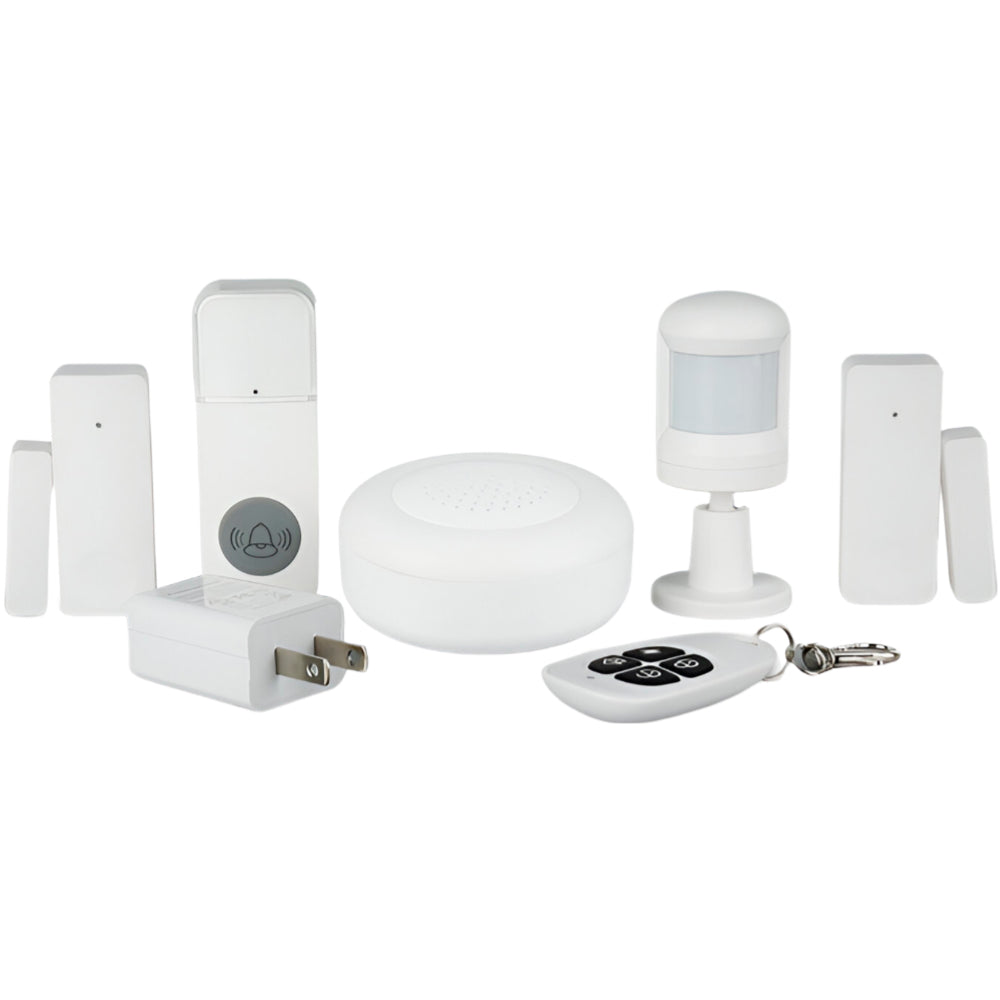 Kit Sistema De Seguridad P/hogar Moes WSS-JM-S01 Wifi/tuya