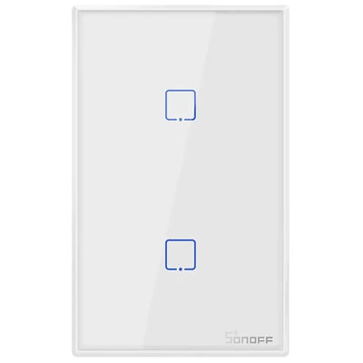 Interruptor Sonoff Smart De Pared T2US2C Bivolt Blanco