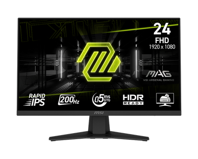 Monitor Gamer 24" MSI MAG Rapid IPS FHD 200Hz 0.5ms