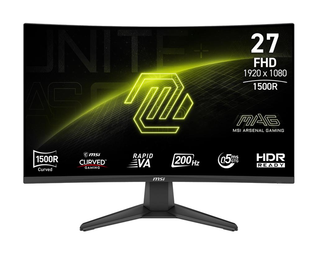 Monitor Gamer 27" MSI MAG 276CF E20 Curvo Rapid VA FHD 200Hz