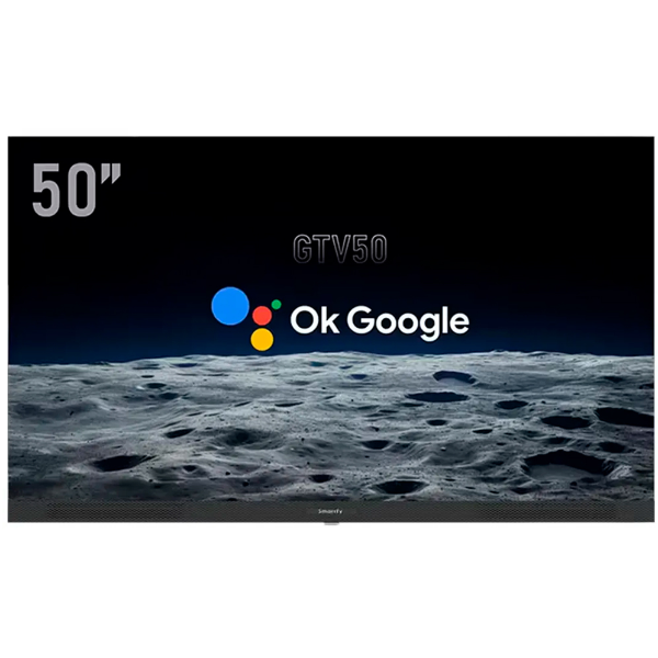 Televisor SMART LED 50" SMARTFY GTV50 UHD 4K HDMI WiFi c/Soundbar Google TV