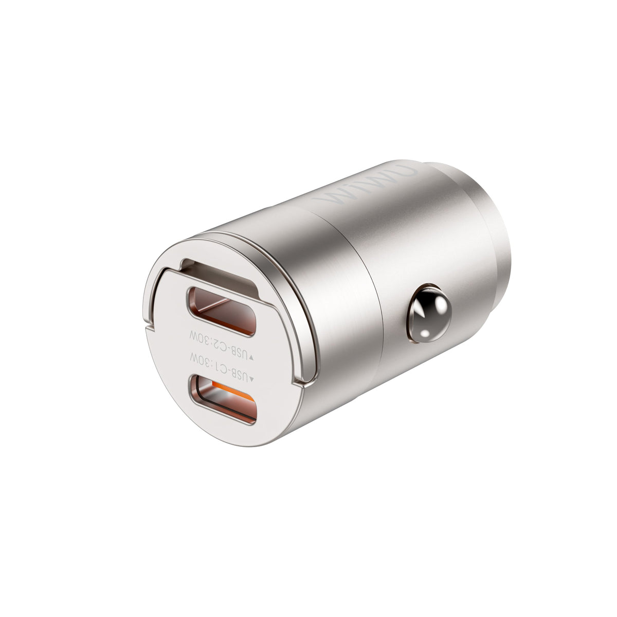 Cargador Wiwu Nano WI-QC029 USB-C/USB-C 30W - Titanium