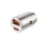 Cargador Wiwu Nano WI-QC028 USB-A/USB-C 30W - Titanium