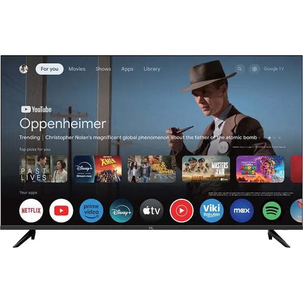Televisor SMART QLED 65" MTEK MKQ65FSGU UHD 4K Google TV WiFi Bluetooth HDMI