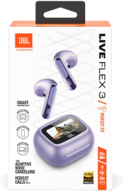AURICULAR JBL BLUETOOTH LIVE FLEX 3 PURPLE