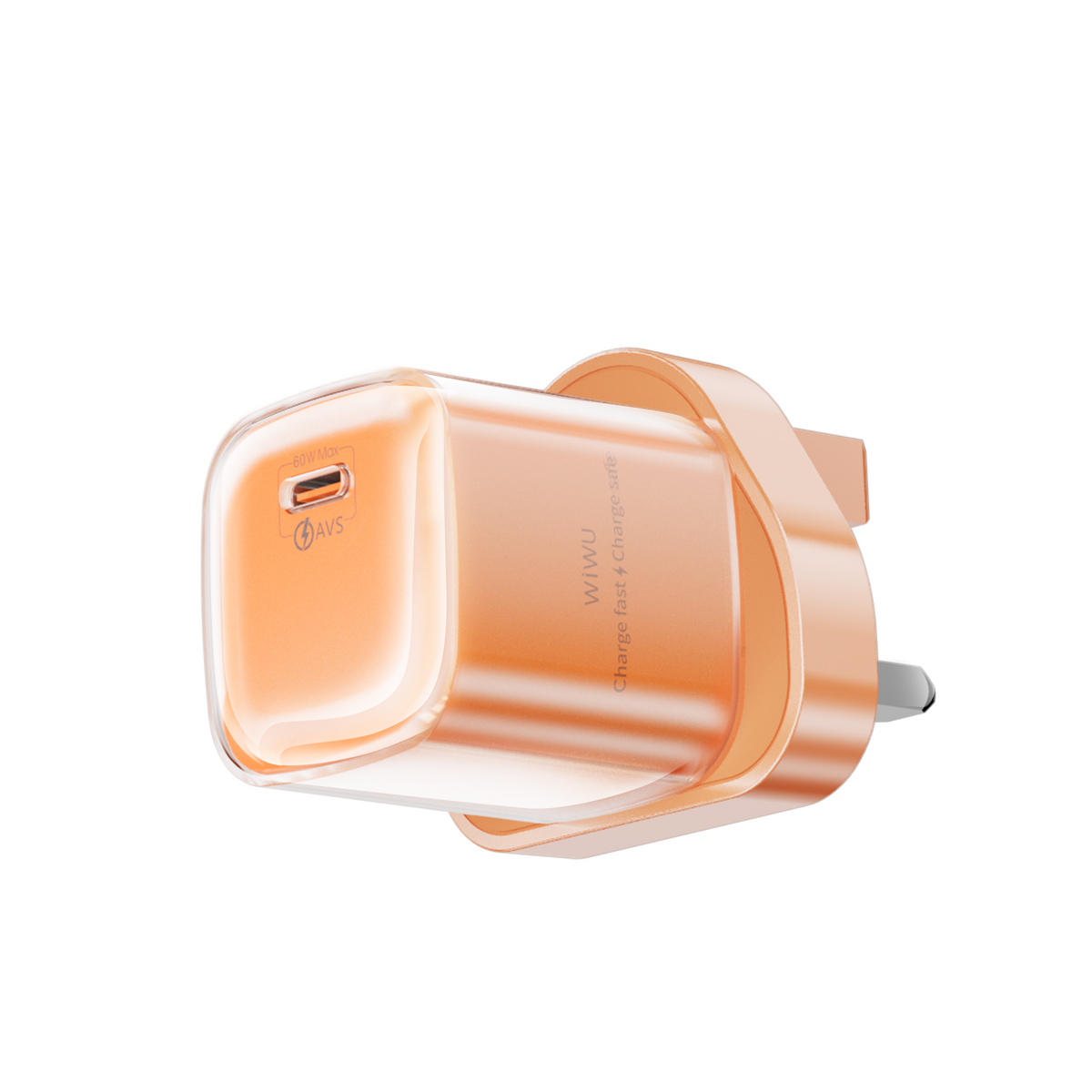 Cargador Cabezal de Carga Wiwu WI-G037 60W - Orange