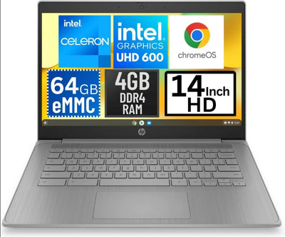 Notebook HP Chromebook 14A NE0013DX Intel Celeron N4120 4/64GB