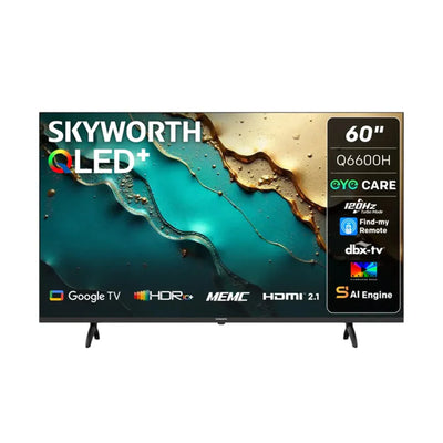 Televisor SMART LED 60" Skyworth 60G6600H 4K Google TV