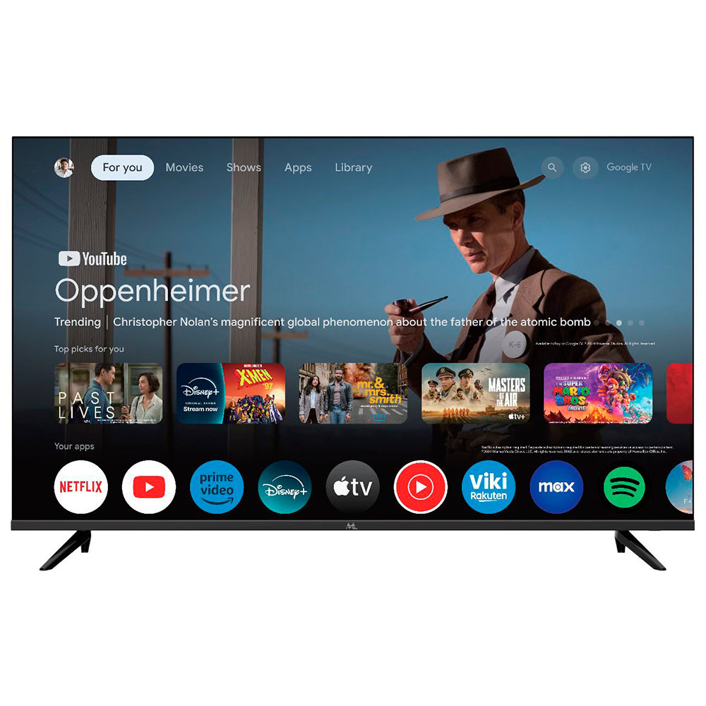 Televisor Smart QLED 75" MTEK MKQ75FSGU UHD 4K Google/WIFI/BT/Hmdi