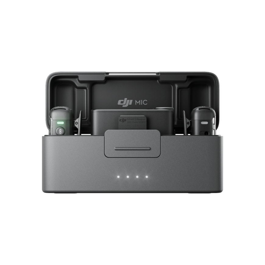 Micrófono Inalámbrico DJI Mic 2 (2 TX + 1 RX + Estuche de Carga)