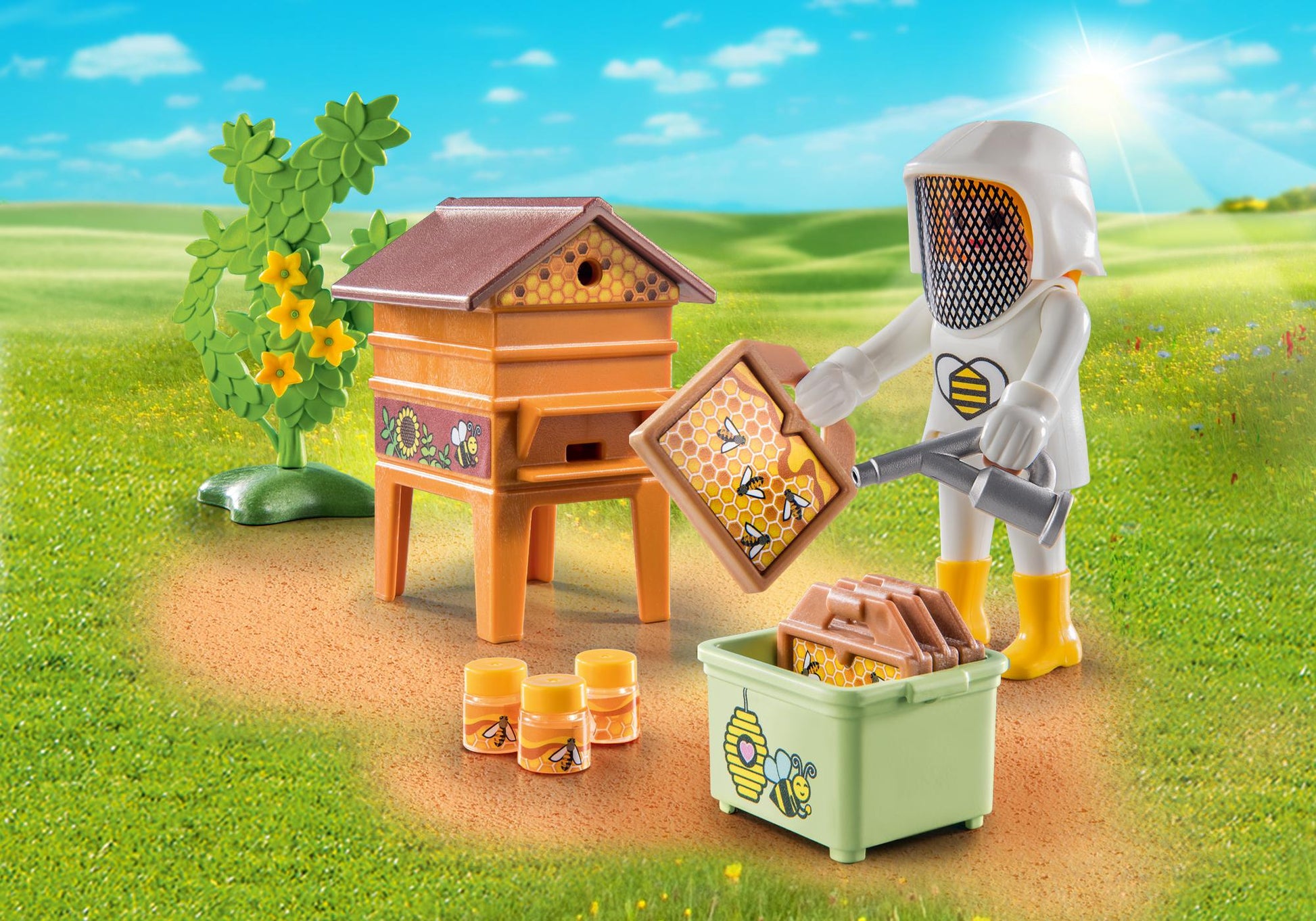 Juguete Playmobil Country Apicultora con Abejas 71253