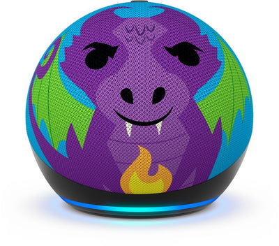 Parlante Amazon Echo Dot Kids 5ta Gen con Alexa Dragón