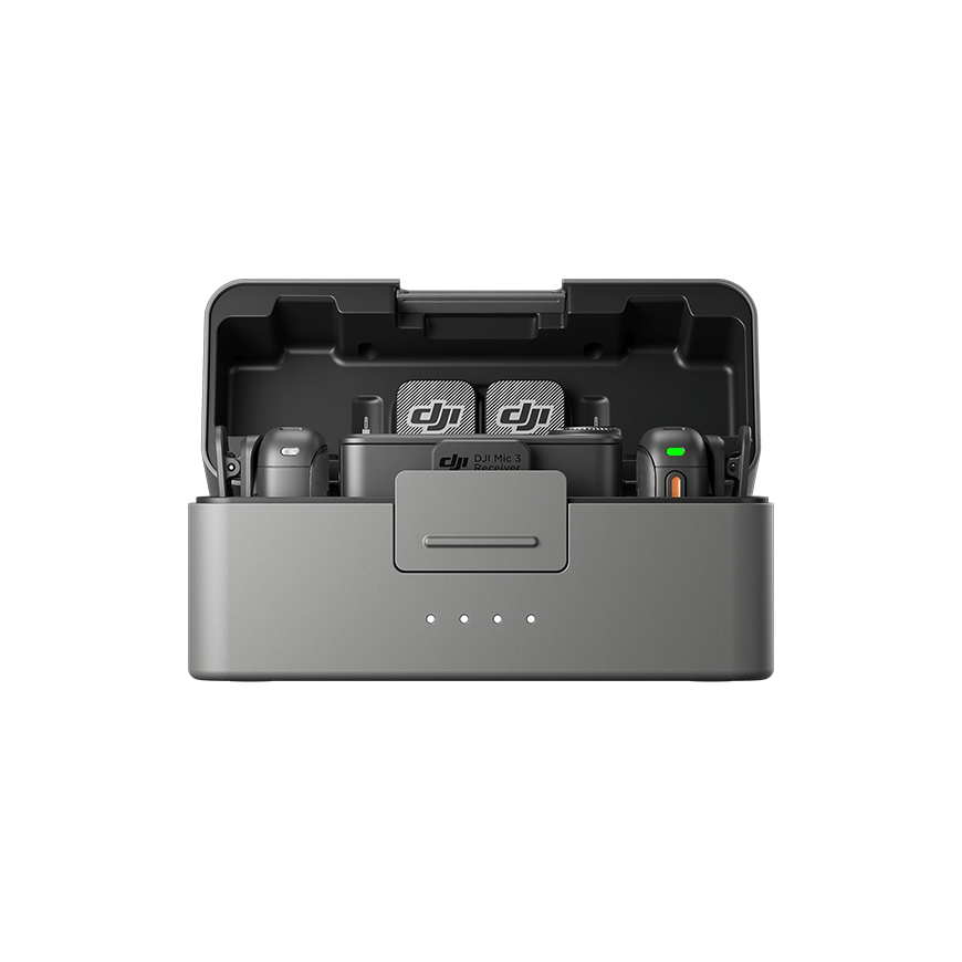 Micrófono Inalámbrico DJI Mic 3 (2 TX + 1 RX + Estuche de Carga)