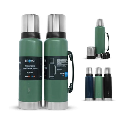 Termo de Acero Inoxidable 1.2lts Inova Bot-004