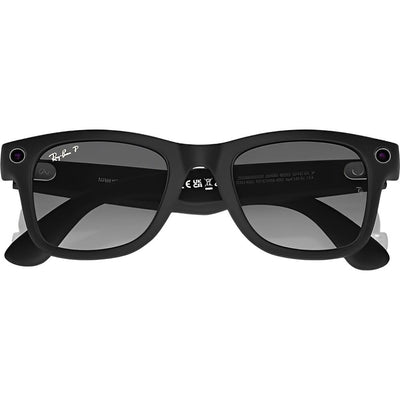 Lente Ray-Ban Meta Wayfarer RW4006 601/ST350 50 – Black/Polarized Graphite