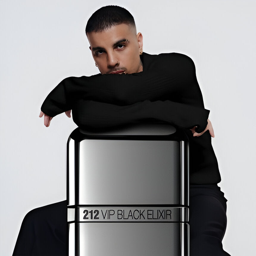 Perfume Carolina Herrera 212 Vip Black Elixir EDP Masculino 50ML