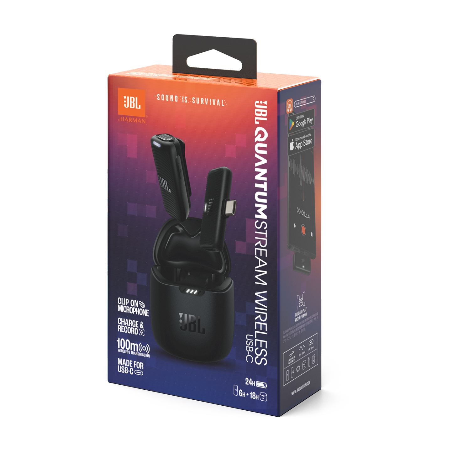 Microfono JBL Quantum Stream Wireless Usb-c