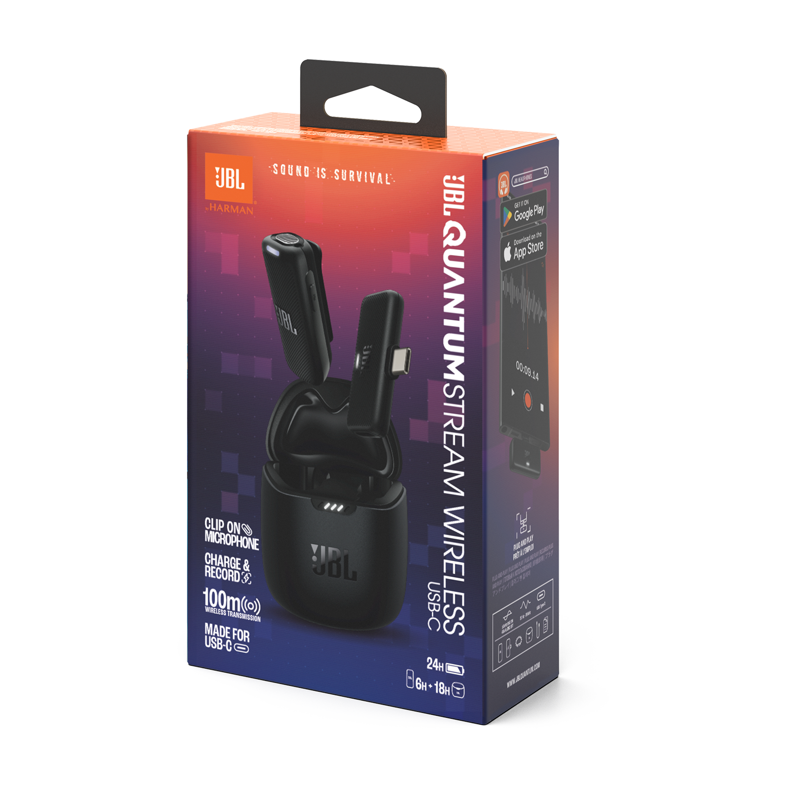 Microfono JBL Quantum Stream Wireless Usb-c