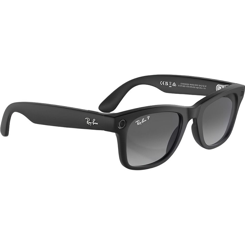 Lente Ray-Ban Meta Wayfarer RW4008 601/ST353 – Black / Polarized Graphite
