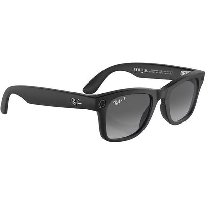 Lente Ray-Ban Meta Wayfarer RW4008 601/ST353 – Black / Polarized Graphite