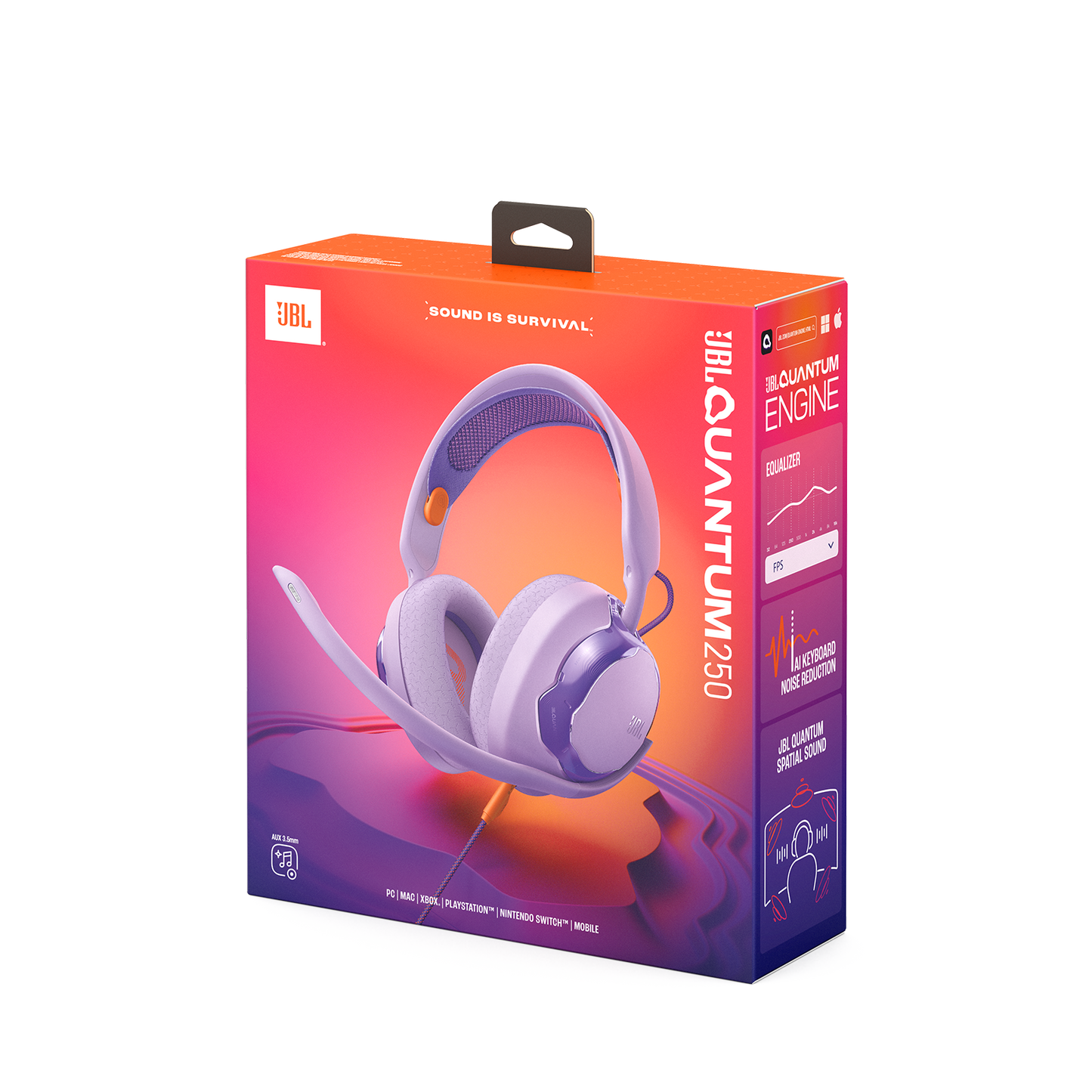 Auricular JBL Quantum Gaming Q250