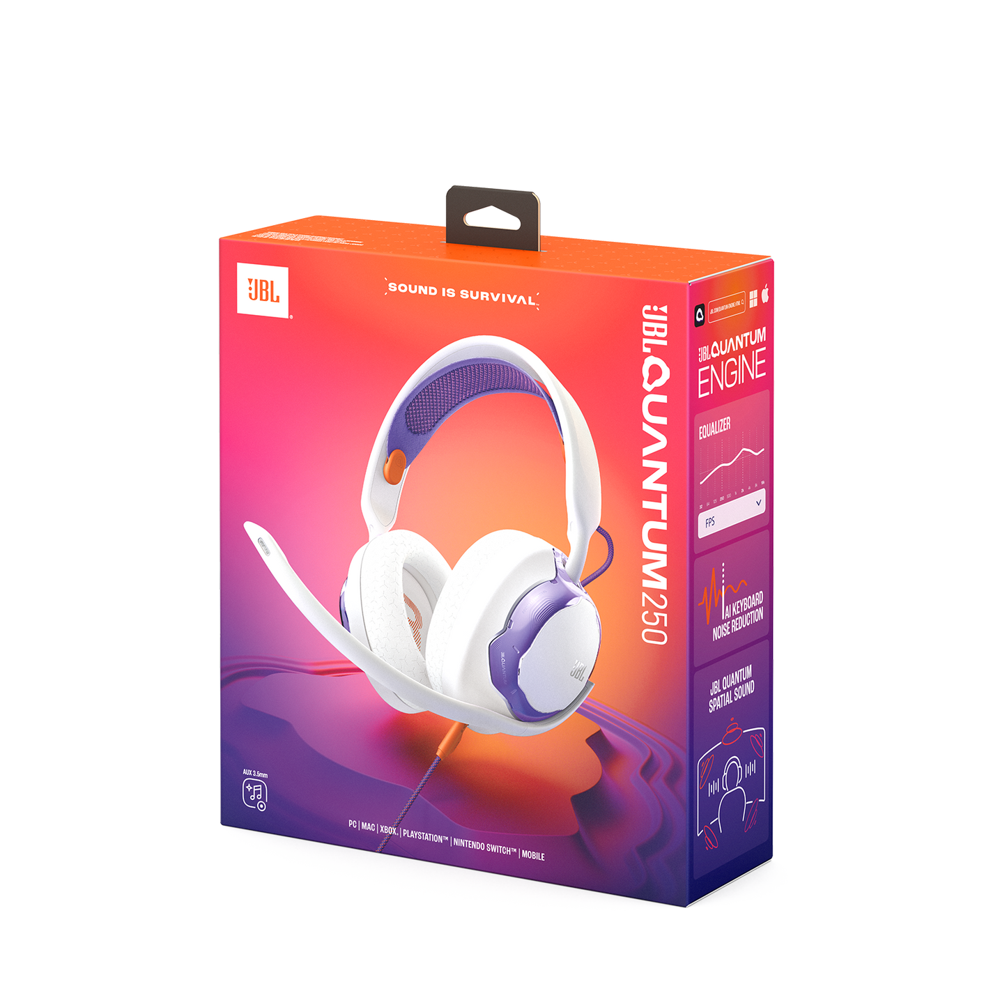 Auricular JBL Quantum Gaming Q250