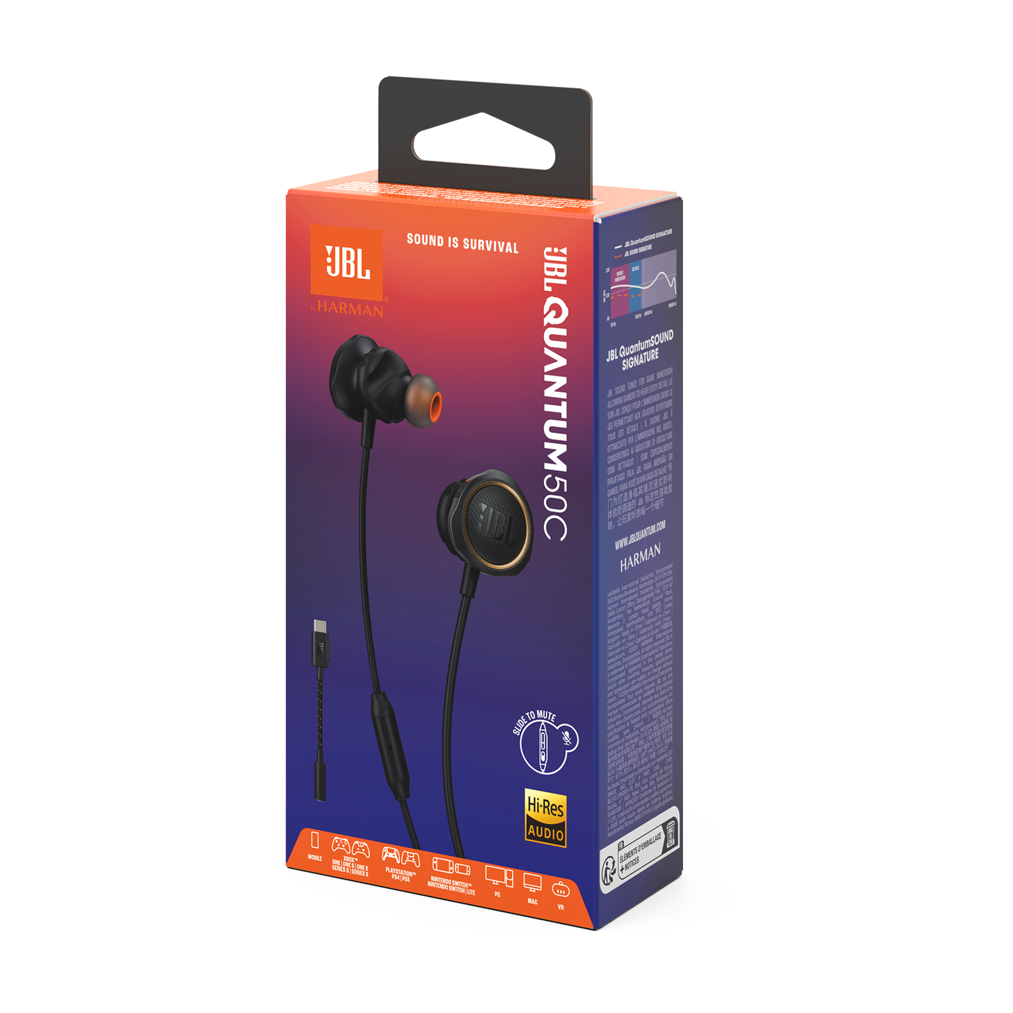 Auricular JBL Quantum Gaming Q50