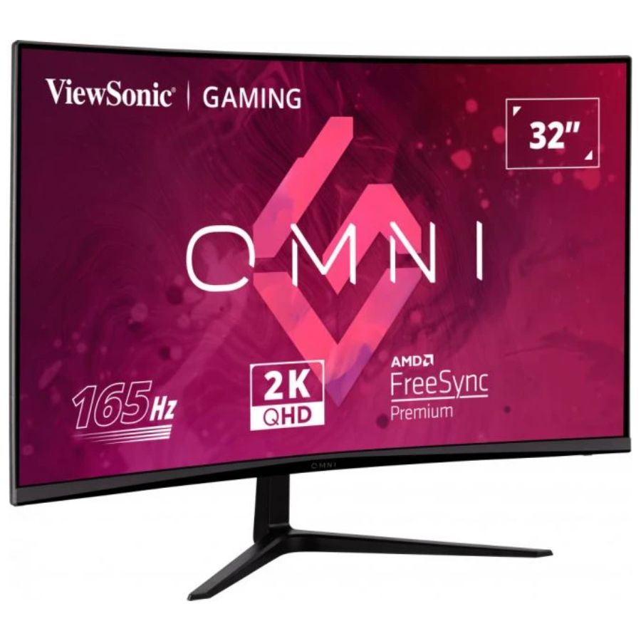 Monitor Gamer 32" Viewsonic VX3218C-2K Curved 165Hz Black
