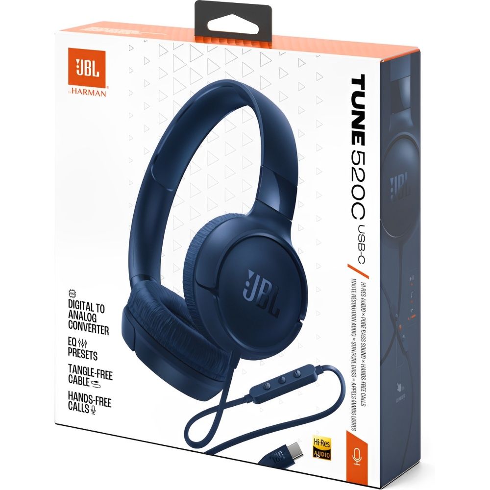 Auricular JBL Tune 520C USB-C