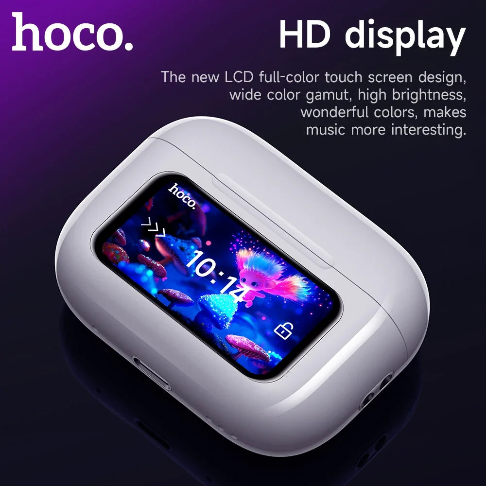 Auricular Hoco EW72 Ltie Bluetooth LCD - White