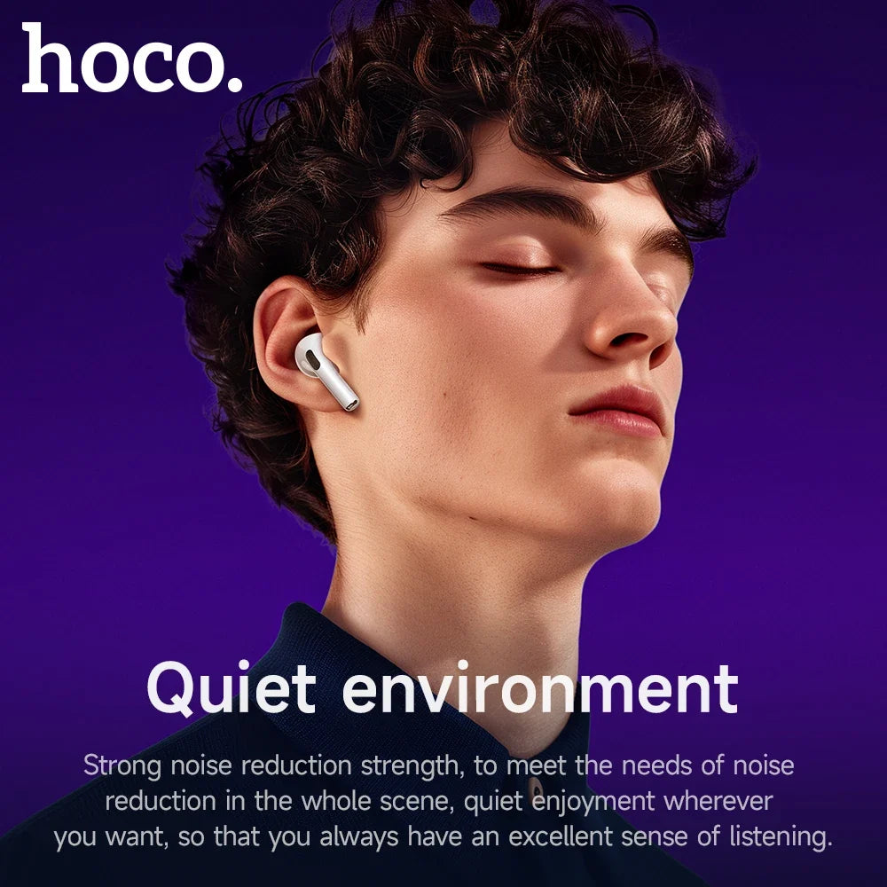 Auricular Hoco EW72 Ltie Bluetooth LCD - White