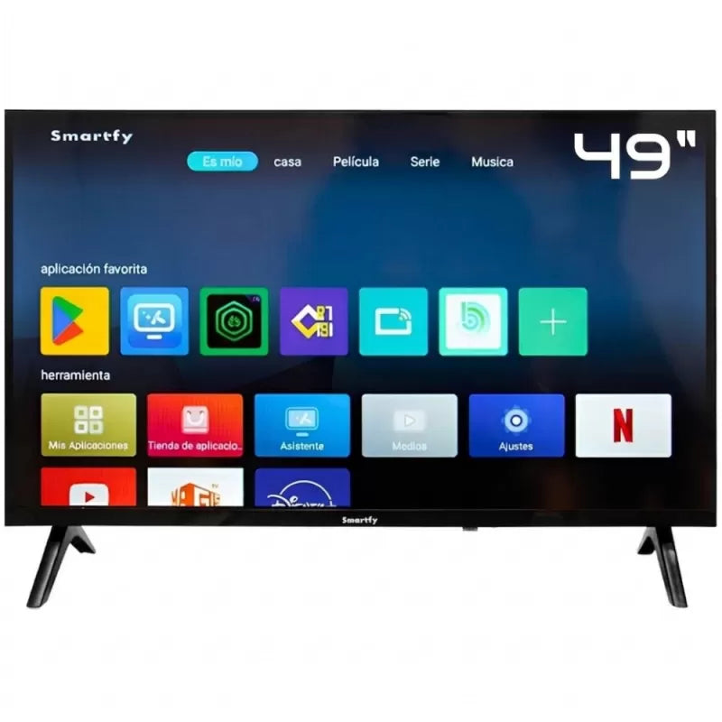 Televisor SMART LED 49" SMARTFY STV49B UHD 4K HDMI WiFi