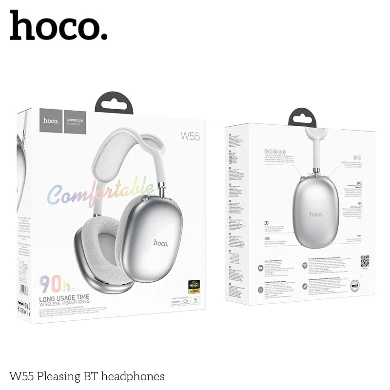 Auricular Hoco W55 Bluetooth - Gray