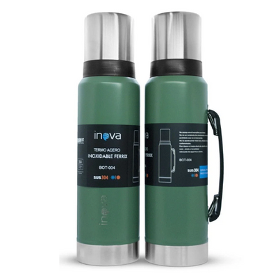 Termo de Acero Inoxidable 1.2lts Inova Bot-004