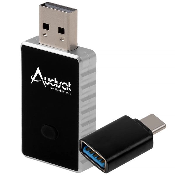Adaptador CarPlay Audisat CA505 USB/Bluetooth Negro