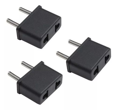 Adaptador De Enchufe Dos Pinos Redondo - XMarket