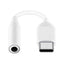 Adaptador Devia USB-C a 3.5mm White
